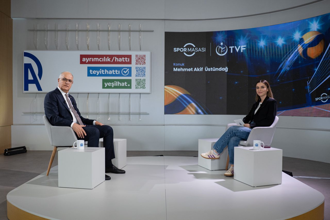 TVF Başkanı Mehmet Akif Üstündağ, AA Spor Masası'nın konuğu oldu: