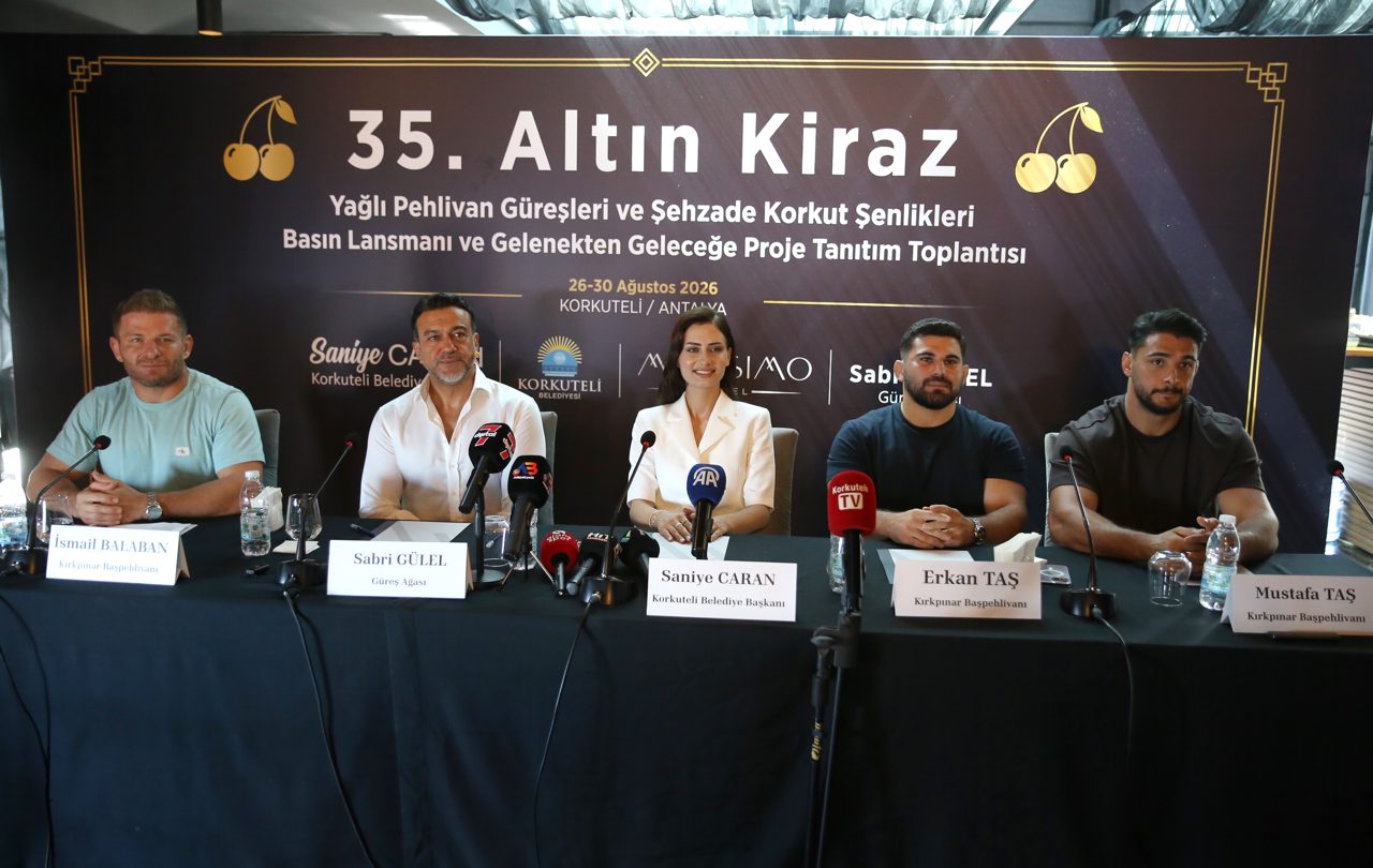 Antalya'da 35. Altın Kiraz Yağlı Pehlivan Güreşleri düzenlenecek