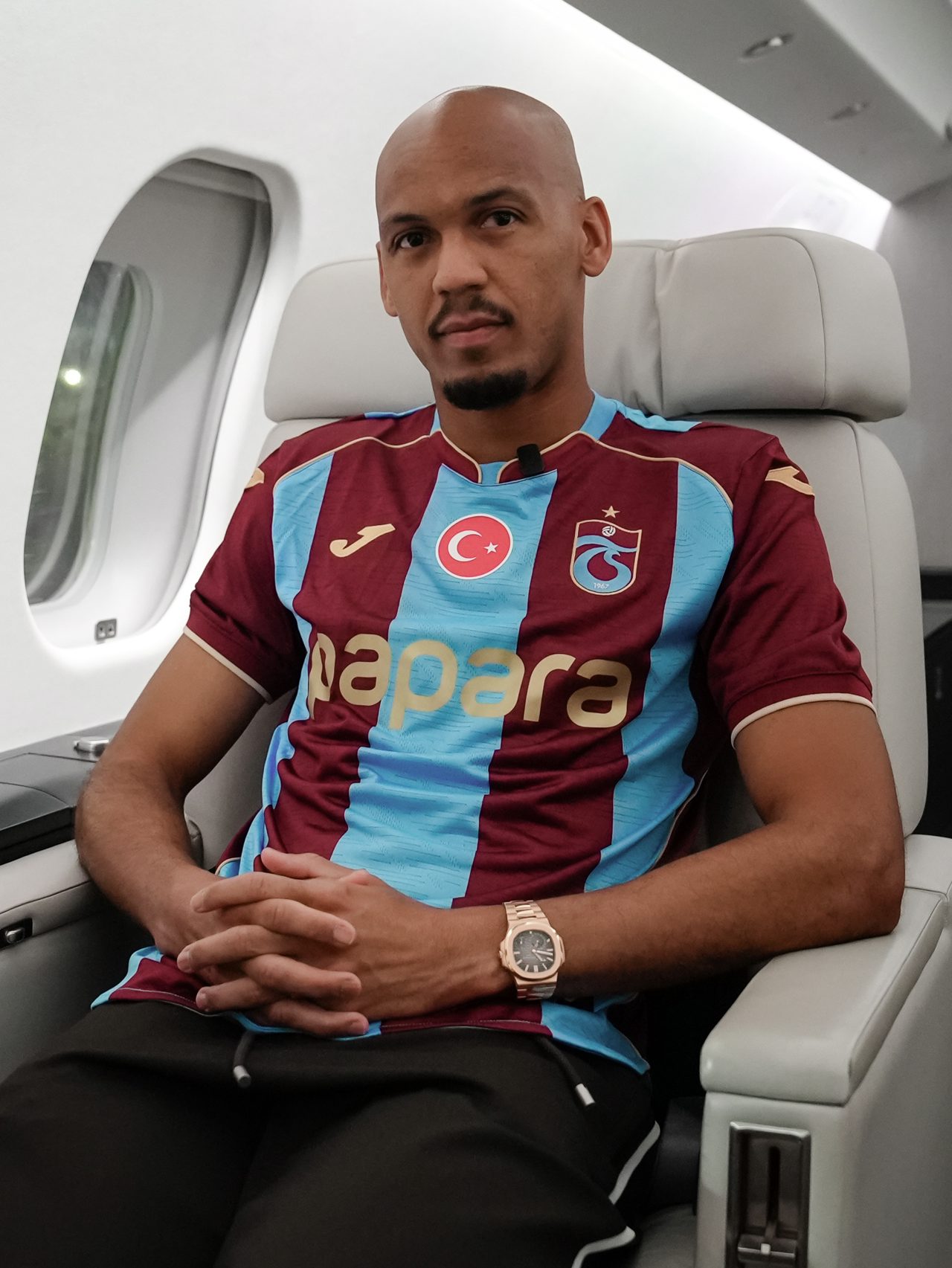 Trabzonspor'un prensipte anlaşmaya vardığı Fabinho, Trabzon'a geldi